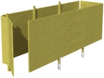 SKANHOLZ Br&uuml;stung, Breite: 78,5 cm, gr&uuml;n - gruen