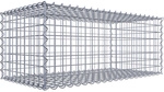 Gabiona Spiralgabione, LxHxT: 100 x 40 x 50 cm - silberfarben