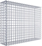 Gabiona Spiralgabione, LxHxT: 100 x 80 x 20 cm - silberfarben