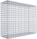 Gabiona Spiralgabione, LxHxT: 100 x 80 x 30 cm - silberfarben