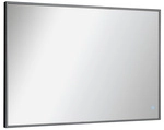 FACKELMANN Spiegelelement &raquo;New York&laquo;, beleuchtet, eckig, schwarz, BxHxT: 100 x 60 x