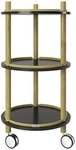 PHOENIX Beistelltisch &raquo;CARLY&laquo;, BxHxT: 40 x 79,8 x 40 cm, Holzwerkstoff - schwarz