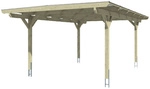 SKANHOLZ Carport &raquo;Odenwald&laquo;, BxT: 428 x 648 cm, Firsth&ouml;he: 238 cm, lasiert -...