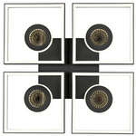 Paul Neuhaus Leuchte &raquo;TRAFORO&laquo;, LxBxH: 530 x 530 x 62 cm - schwarz
