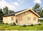 WOLFF FINNHAUS Gartenhaus &raquo;Westerwald&laquo;, Holz, BxHxT: 988 x 436 x 928 cm