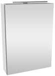 FACKELMANN Spiegelschrank &raquo;SBC G&auml;ste Bad&laquo;, Weiss, BxHxT: 50 x 68 x 15,3 cm - grau