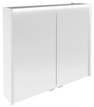 FACKELMANN Spiegelschrank &raquo;VERONA&laquo;, 80cm, 2 T&uuml;ren, LED-Bel., Weiss, 800 x...