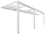 HOME DELUXE Terrassen&uuml;berdachung &raquo;SOLIS DELUXE&laquo;, 579x295x233 / 272 cm, Wei&szlig;...