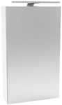 FACKELMANN Spiegelschrank &raquo;SBC G&auml;ste Bad&laquo;, Weiss, BxHxT: 40 x 68 x 15,3 cm - grau
