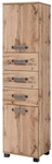 SCHILDMEYER Hochschrank &raquo;Milan&laquo;, BxHxT: 40 x 163,7 x 32 cm - braun