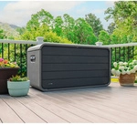 LIFETIME Auflagen-/Kissenbox, 625 Liter, BxTxH: 146,7 x 72,4 x 77,2 cm, grau