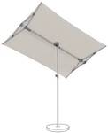 Suncomfort by Glatz Sonnenschirm "Flex Roof", rechteckig, LxB: 140x195 cm, grau