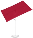 Suncomfort by Glatz Sonnenschirm "Flex Roof", rechteckig, LxB: 140x195 cm, rot