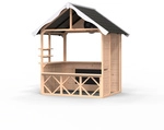EXIT Toys Kinderspielhaus &raquo;Hika&laquo;, Zypressenholz, natur - braun