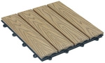 Holzfliesen &raquo;BAVARO Premium&laquo;, Teak 5 m2 - braun
