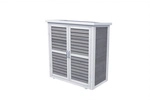 LECO Gartenschrank &raquo;MOMO&laquo;, BxTxH: 87 x 47 x 95 cm, rechteckig - grau