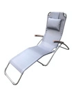 LECO Sonnenliege &raquo;ELEGANCE&laquo;, BxLxH: 65 x 177 x 109 cm - grau
