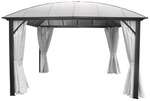 LECO Hardtop-Pavillon, BxHxL: 365 x 198 x 365 cm, freistehend - grau