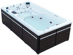 Canadian Spa Whirlpool, Whirlpool St. Lawrence 4m Sport Swim Spa weiss, braun