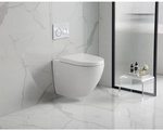 Wand WC, &raquo;COZY&laquo;, sp&uuml;lrandlos, wei&szlig; - weiss