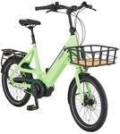 PROPHETE E-Bike Urbanrad &raquo;Urbanicer 3.0&laquo;, 20 Zoll, RH: 46 cm , 7 G&auml;nge - gruen -