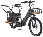 PROPHETE E-Bike Urbanrad &raquo;Urbanicer 4.0&laquo;, 24 Zoll, RH: 36 cm, 9 G&auml;nge - grau
