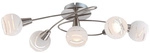 GLOBO LIGHTING Deckenleuchte &raquo;ELLIOTT&laquo;, nickelfarben, 25W - grau