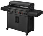 h-Marke Gasgrill &raquo;New York Pro&laquo;, 6 Brenner, Sear-Brenner, matt graphit - schwarz