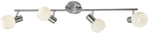 BRILLIANT Deckenleuchte &raquo;TIARA&laquo;, 4-flammig, 40 W, , IP 20 - silberfarben