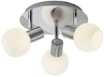 BRILLIANT Deckenleuchte &raquo;TIARA&laquo;, 3-flammig, 40 W, &Oslash; 220 mm - silberfarben