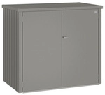 BIOHORT M&uuml;lltonnenbox &raquo;Alex&laquo;, Au&szlig;enma&szlig;e BxHxT: 147 x 129 x 88 cm, Metall - grau
