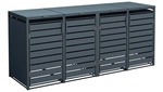 Westmann M&uuml;lltonnenbox &raquo;Moderna&laquo;, BxHxT: 278 x 135 x 83 cm, f&uuml;r 4 x 240 L