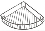 FACKELMANN Duschablage, Edelstahl, BxHxT: 20 x 4,8 x 20 cm - grau