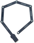 PROPHETE Fahrradschloss, mit Fingerabdrucksensor, 80 cm - schwarz