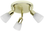 BRILLIANT Leuchte &raquo;SOFIA&laquo;, 3-flg., E14 - goldfarben