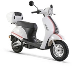 LuXXon Elektroroller &raquo;E3000Li&laquo;, max. 45km/h, Reichweite: 45 km, wei&szlig; - weiss
