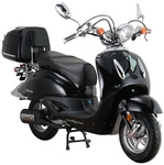 ALPHA MOTORS Mofa &raquo;Firenze&laquo;, Retro, 50 ccm, 25 km/h, EURO 5, schwarz, inkl....