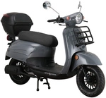 ALPHA MOTORS Motorroller &raquo;Adria&laquo;, 50 cm&sup3;, Verbrauch: ca. 2,2 l/100 km - grau