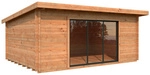 PALMAKO Gartenhaus &raquo;Lea Slide&laquo;, B x H x L: 530 x 249 x 380 cm, Braun,