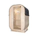 Fasssauna, Outdoor Sauna CUBE S - natur