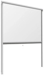 WINDHAGER Insektenschutz, IS Basic Rollo Fenster, ALU wei&szlig;, 130 x 160 cm - weiss