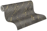A.S. Cr&eacute;ation Vliestapete, BxL: 53 x 1005 cm, schwarz/goldfarben