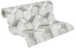 A.S. Cr&eacute;ation Vliestapete, BxL: 53 x 1005 cm, wei&szlig; - weiss