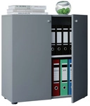 VCM Aktenschrank &raquo;Vandol Mini&laquo;, BxHxL: 39 x 74 x 70 cm, Holzwerkstoff - grau