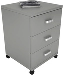 VCM Rollcontainer &raquo;Tobila&laquo;, BxH: 45 x 58 cm, Holzwerkstoff - grau
