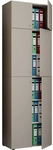 VCM B&uuml;roschrank &raquo;Lona&laquo;, BxHxL: 39 x 223 x 70 cm, Holzwerkstoff - grau