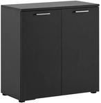 SCHILDMEYER B&uuml;roschrank &raquo;Serie 1500&laquo;, BxH: 80,2 x 84,2 cm, Holzwerkstoff - grau