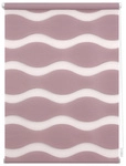 Lichtblick Duo-Rollo, &lrm;Klemmfix, B x L: 60 x 150 cm, Welle, altrosa - rot
