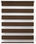 Lichtblick Duo-Rollo, &lrm;Klemmfix, B x L: 90 x 150 cm, Polyester, dunkelbraun