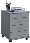 VCM Rollcontainer &raquo;Lona Mini &laquo;, BxH: 42 x 57 cm, Holzwerkstoff - grau